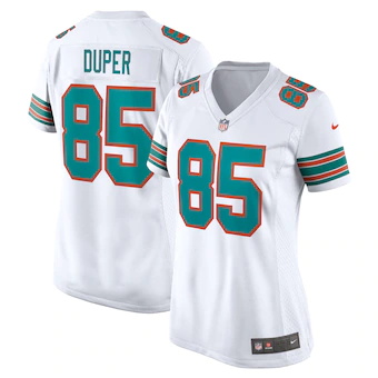 womens nike mark duper white miami dolphins retired player 